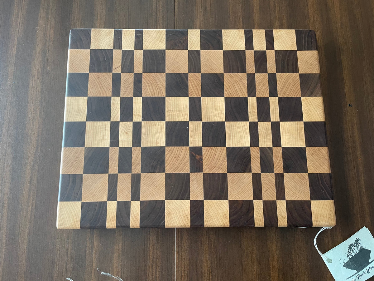 Toasted Maple End Grain Cutting Board The Rushton