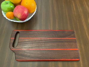 Small Oval offset handle cutting board