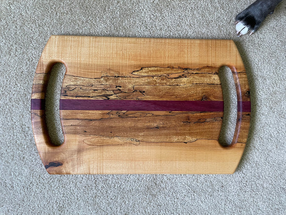 Double handle serving platter/cutting board